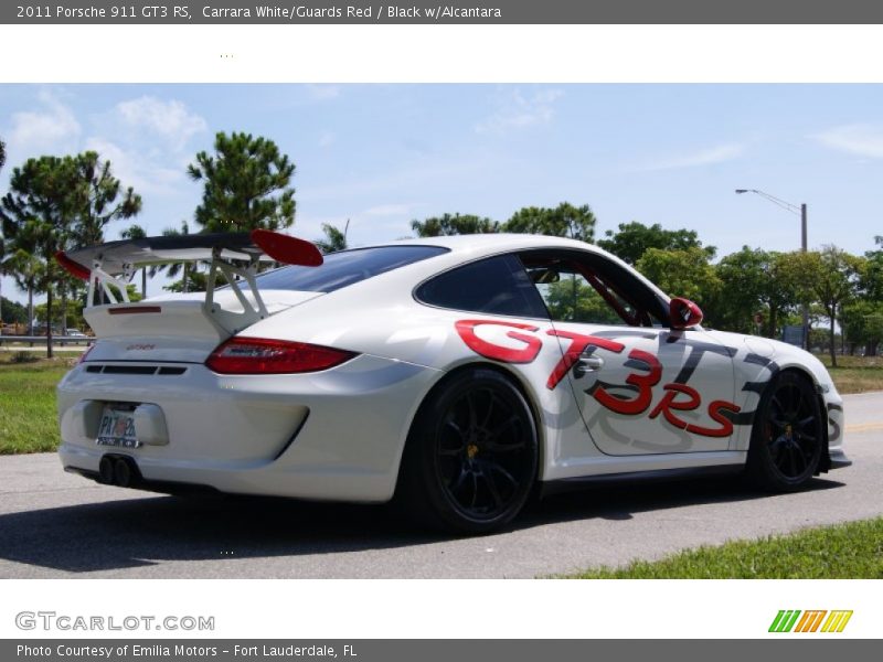 Carrara White/Guards Red / Black w/Alcantara 2011 Porsche 911 GT3 RS