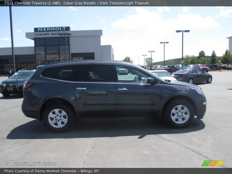 Cyber Gray Metallic / Dark Titanium/Light Titanium 2013 Chevrolet Traverse LS AWD