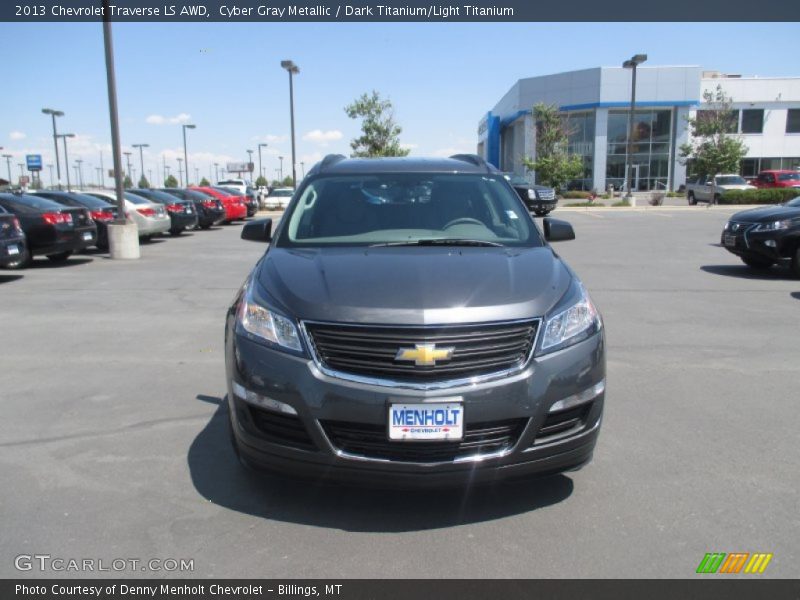 Cyber Gray Metallic / Dark Titanium/Light Titanium 2013 Chevrolet Traverse LS AWD
