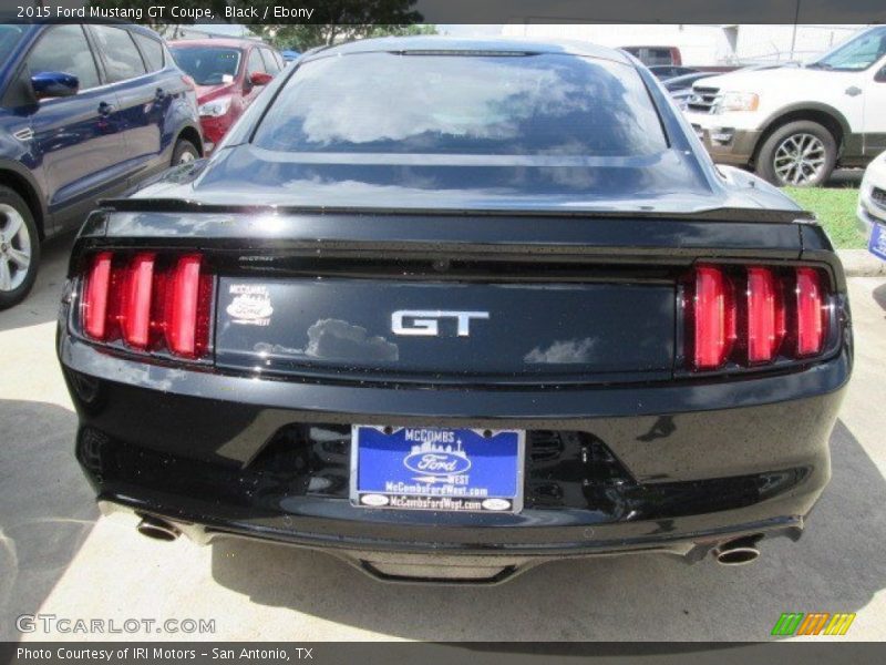Black / Ebony 2015 Ford Mustang GT Coupe