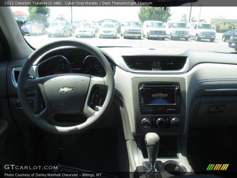 Cyber Gray Metallic / Dark Titanium/Light Titanium 2013 Chevrolet Traverse LS AWD