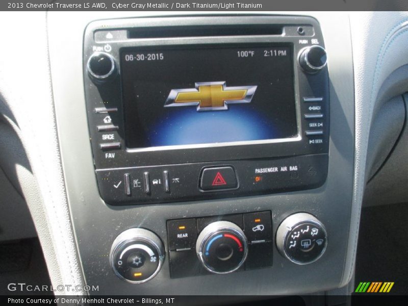 Cyber Gray Metallic / Dark Titanium/Light Titanium 2013 Chevrolet Traverse LS AWD