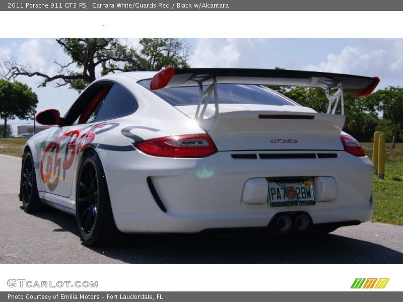 Carrara White/Guards Red / Black w/Alcantara 2011 Porsche 911 GT3 RS