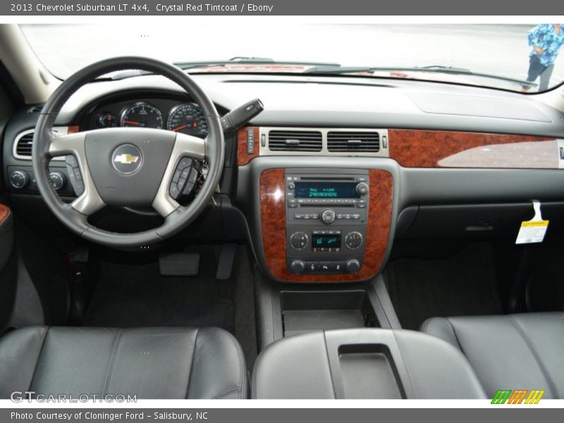 Crystal Red Tintcoat / Ebony 2013 Chevrolet Suburban LT 4x4