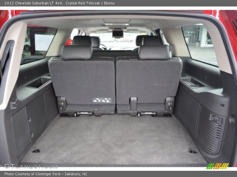 Crystal Red Tintcoat / Ebony 2013 Chevrolet Suburban LT 4x4