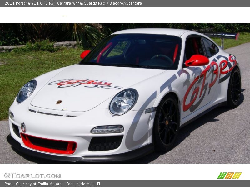 Carrara White/Guards Red / Black w/Alcantara 2011 Porsche 911 GT3 RS