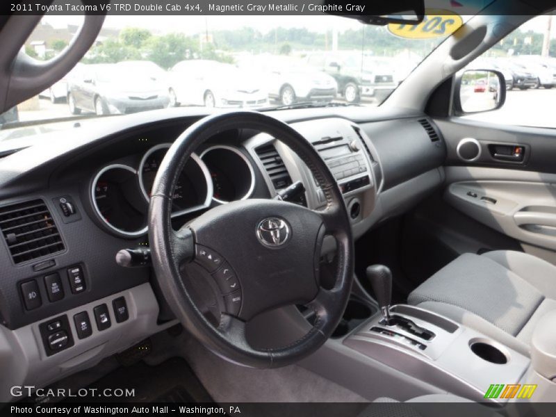 Magnetic Gray Metallic / Graphite Gray 2011 Toyota Tacoma V6 TRD Double Cab 4x4