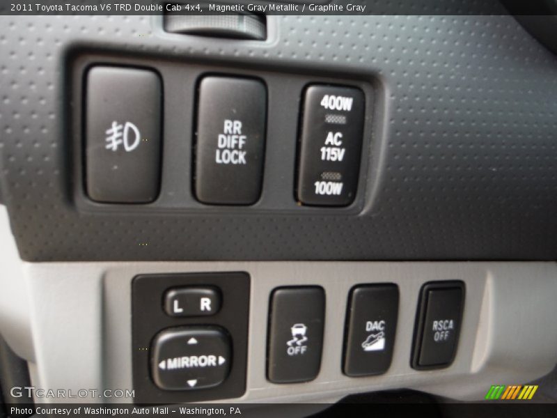 Magnetic Gray Metallic / Graphite Gray 2011 Toyota Tacoma V6 TRD Double Cab 4x4
