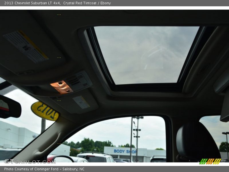 Crystal Red Tintcoat / Ebony 2013 Chevrolet Suburban LT 4x4