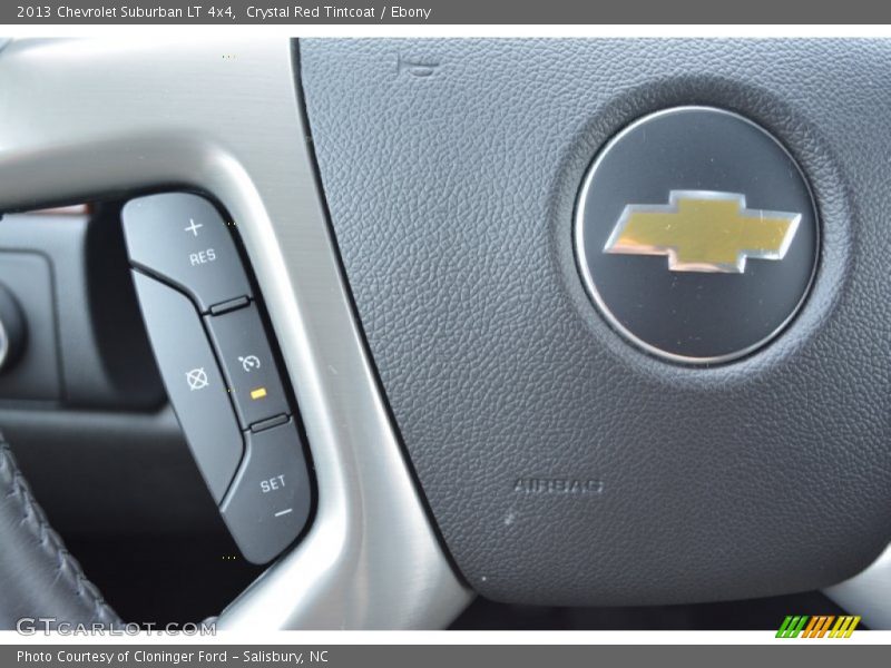Crystal Red Tintcoat / Ebony 2013 Chevrolet Suburban LT 4x4