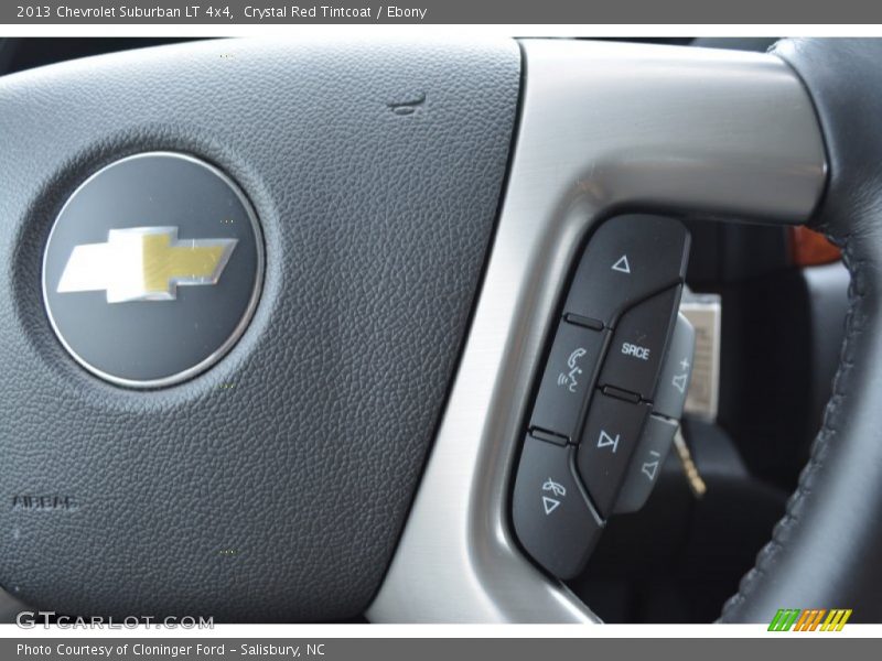 Crystal Red Tintcoat / Ebony 2013 Chevrolet Suburban LT 4x4