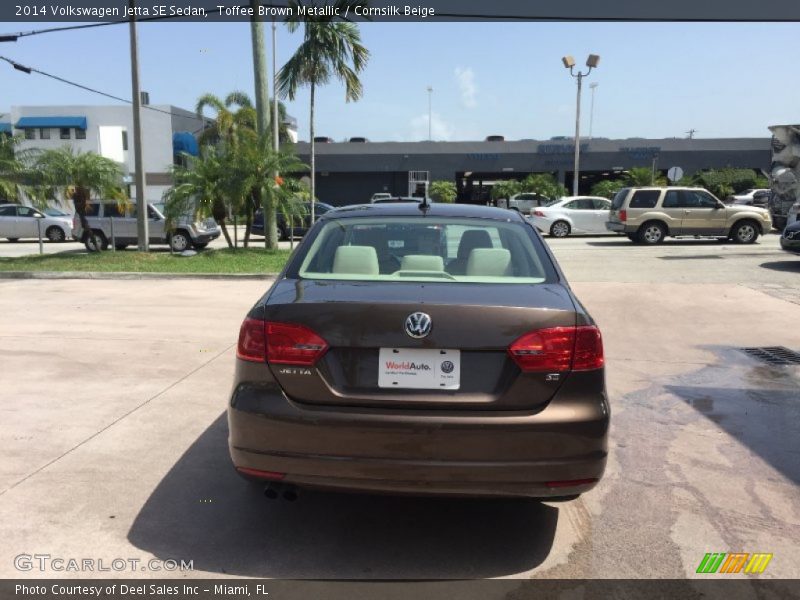 Toffee Brown Metallic / Cornsilk Beige 2014 Volkswagen Jetta SE Sedan