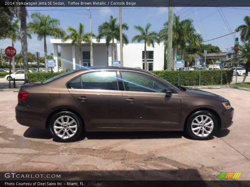 Toffee Brown Metallic / Cornsilk Beige 2014 Volkswagen Jetta SE Sedan