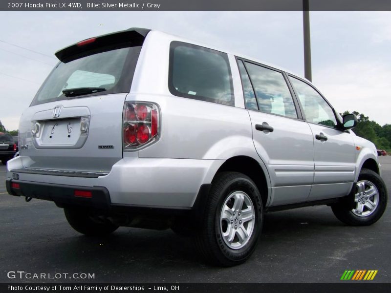 Billet Silver Metallic / Gray 2007 Honda Pilot LX 4WD