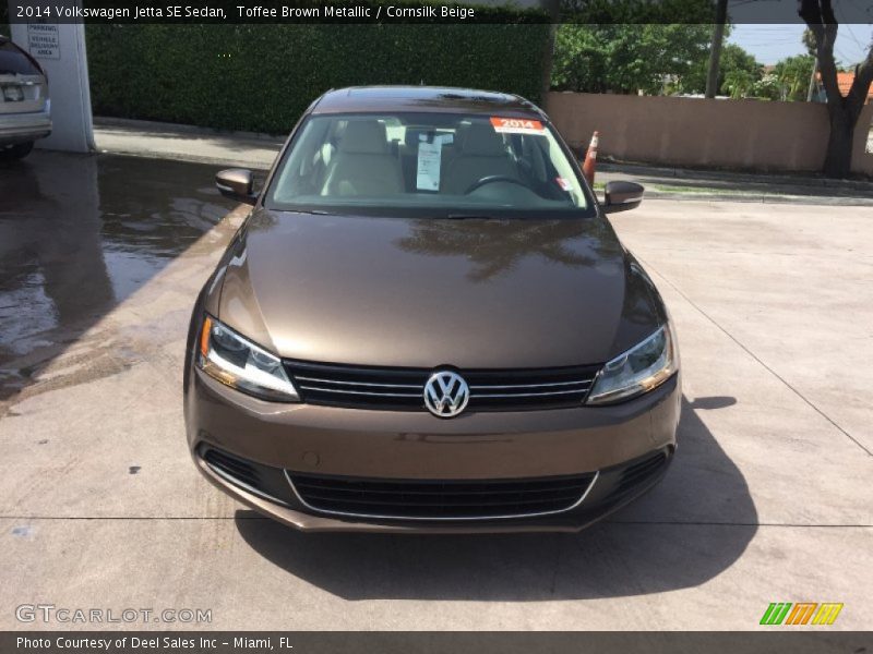 Toffee Brown Metallic / Cornsilk Beige 2014 Volkswagen Jetta SE Sedan