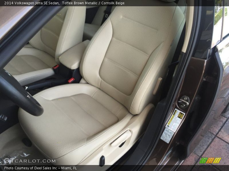 Toffee Brown Metallic / Cornsilk Beige 2014 Volkswagen Jetta SE Sedan