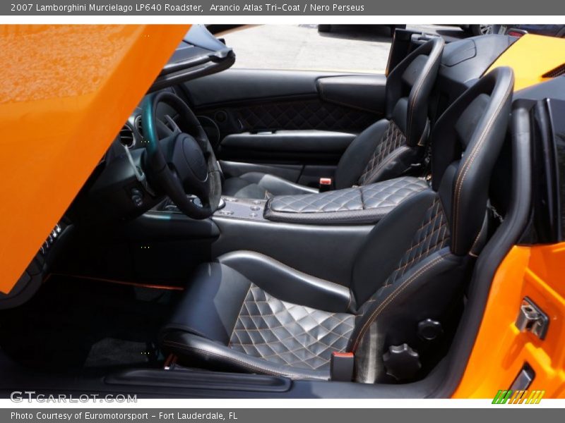 Arancio Atlas Tri-Coat / Nero Perseus 2007 Lamborghini Murcielago LP640 Roadster