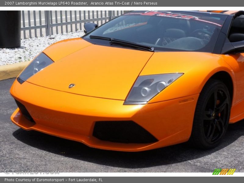 Arancio Atlas Tri-Coat / Nero Perseus 2007 Lamborghini Murcielago LP640 Roadster