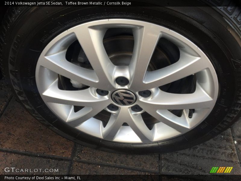Toffee Brown Metallic / Cornsilk Beige 2014 Volkswagen Jetta SE Sedan