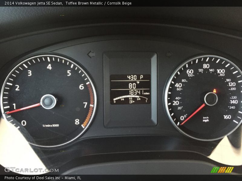 Toffee Brown Metallic / Cornsilk Beige 2014 Volkswagen Jetta SE Sedan