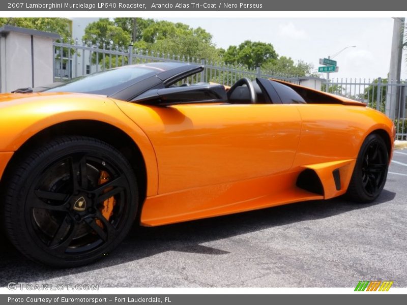 Arancio Atlas Tri-Coat / Nero Perseus 2007 Lamborghini Murcielago LP640 Roadster