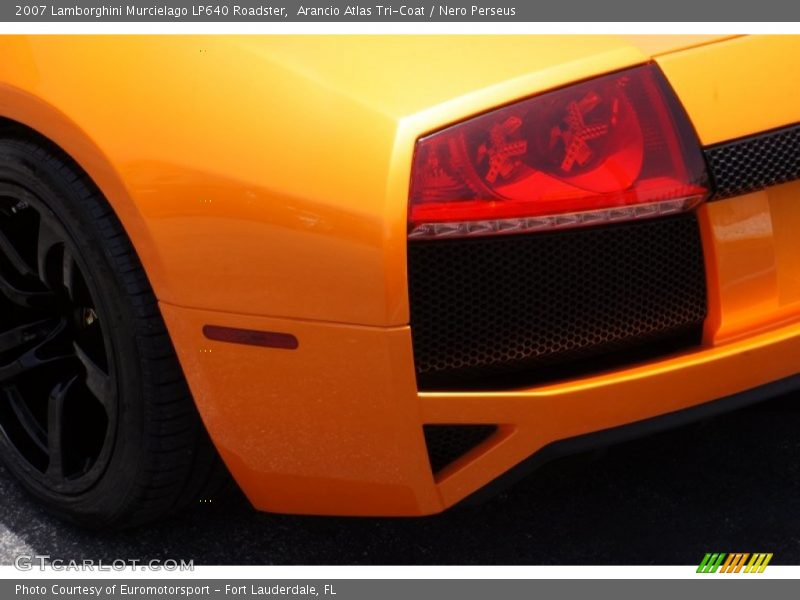 Arancio Atlas Tri-Coat / Nero Perseus 2007 Lamborghini Murcielago LP640 Roadster