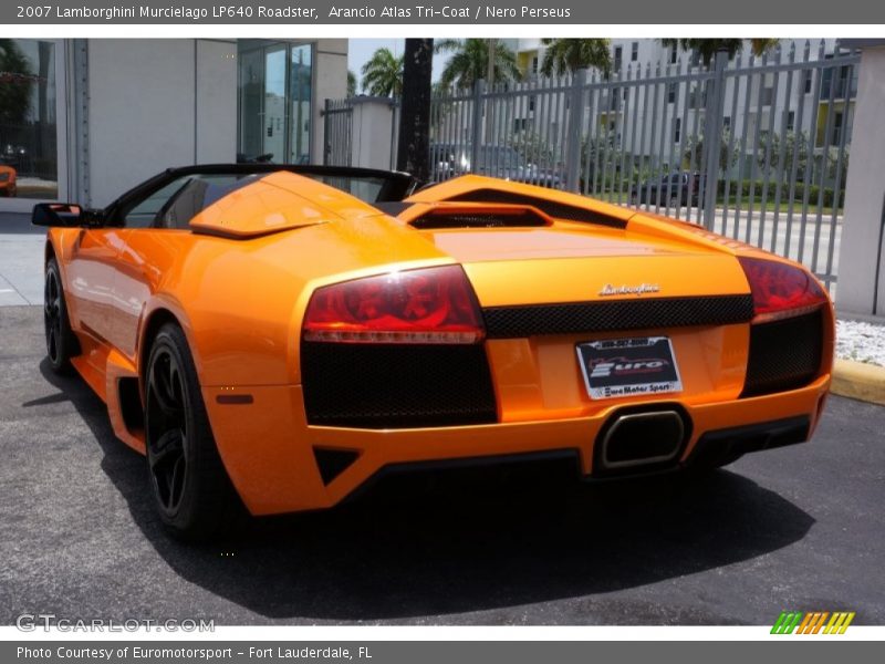 Arancio Atlas Tri-Coat / Nero Perseus 2007 Lamborghini Murcielago LP640 Roadster