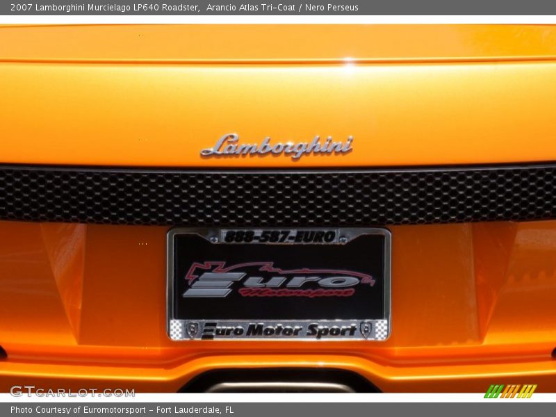 Arancio Atlas Tri-Coat / Nero Perseus 2007 Lamborghini Murcielago LP640 Roadster