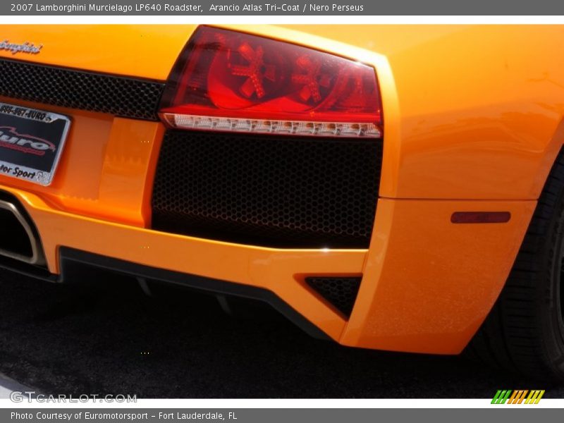 Arancio Atlas Tri-Coat / Nero Perseus 2007 Lamborghini Murcielago LP640 Roadster