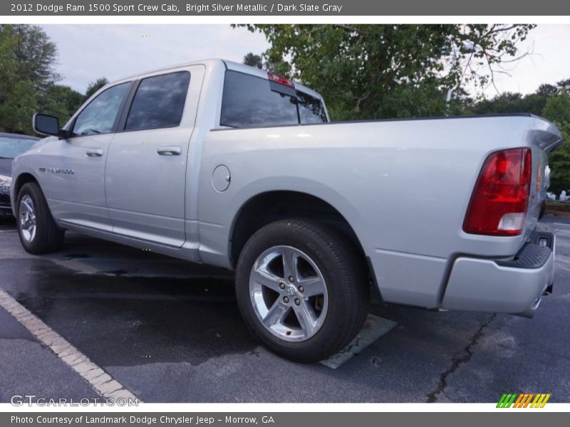 Bright Silver Metallic / Dark Slate Gray 2012 Dodge Ram 1500 Sport Crew Cab