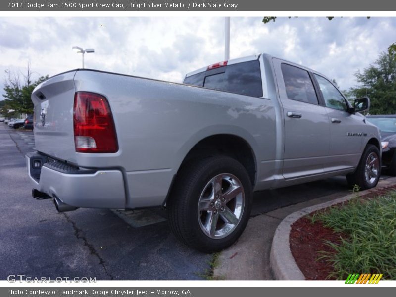 Bright Silver Metallic / Dark Slate Gray 2012 Dodge Ram 1500 Sport Crew Cab