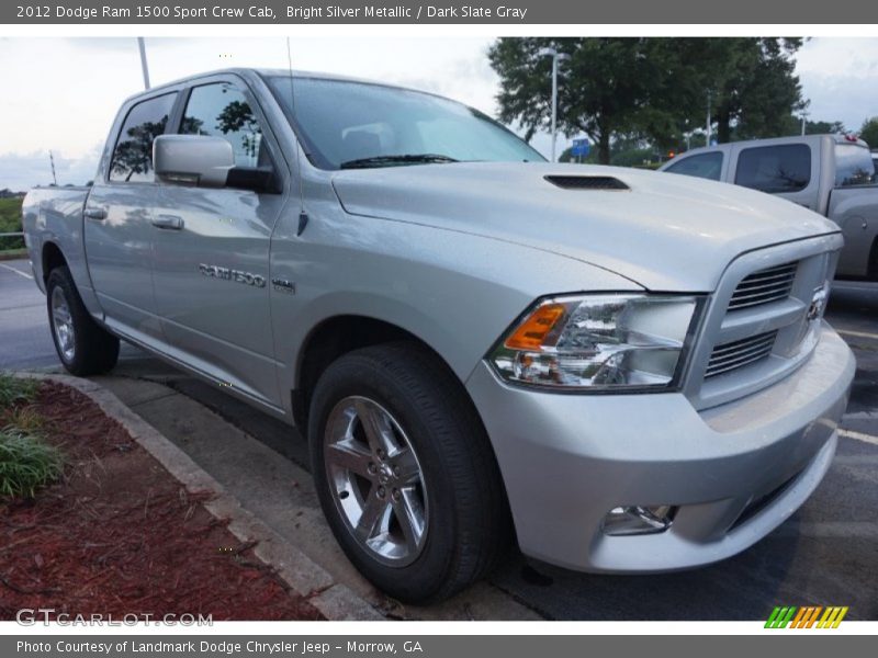 Bright Silver Metallic / Dark Slate Gray 2012 Dodge Ram 1500 Sport Crew Cab