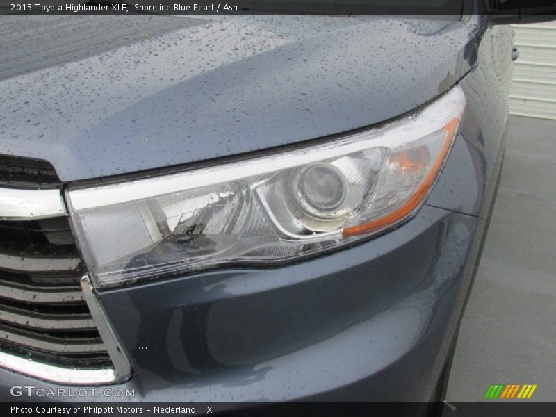 Shoreline Blue Pearl / Ash 2015 Toyota Highlander XLE
