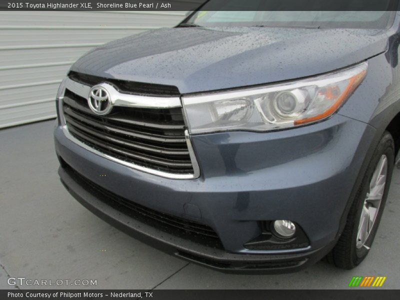 Shoreline Blue Pearl / Ash 2015 Toyota Highlander XLE