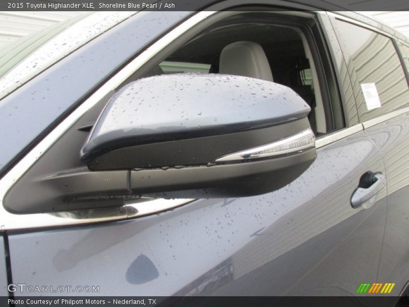 Shoreline Blue Pearl / Ash 2015 Toyota Highlander XLE