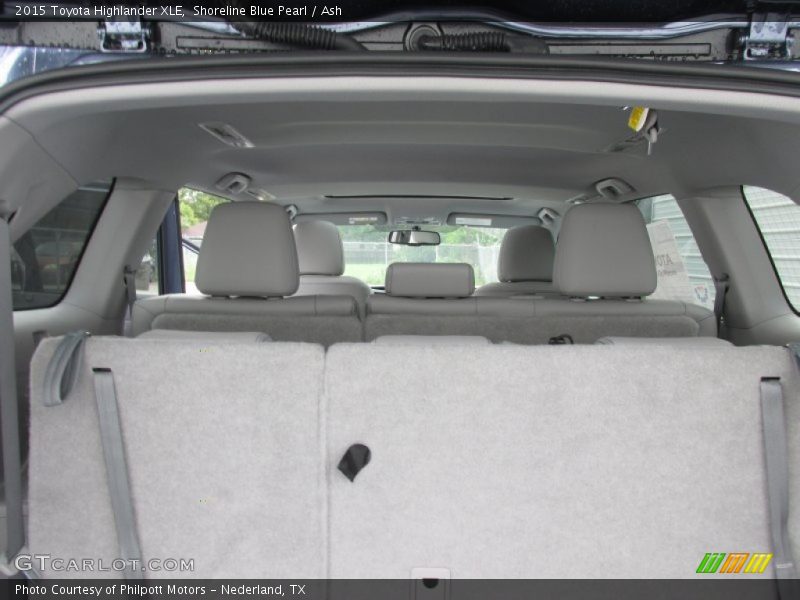 Shoreline Blue Pearl / Ash 2015 Toyota Highlander XLE