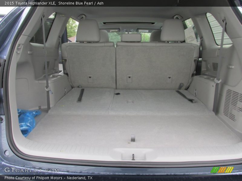 Shoreline Blue Pearl / Ash 2015 Toyota Highlander XLE