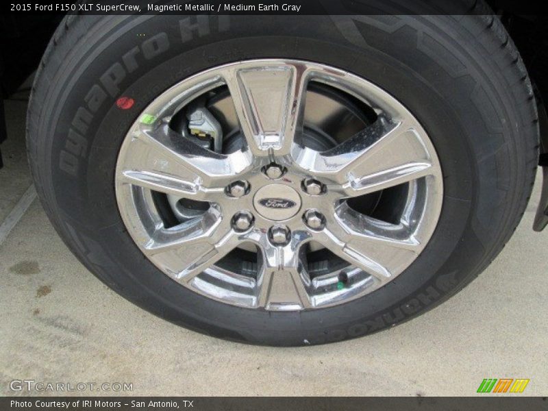 Magnetic Metallic / Medium Earth Gray 2015 Ford F150 XLT SuperCrew