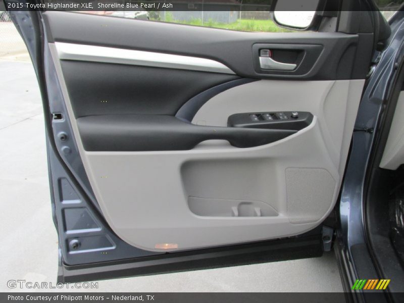 Shoreline Blue Pearl / Ash 2015 Toyota Highlander XLE