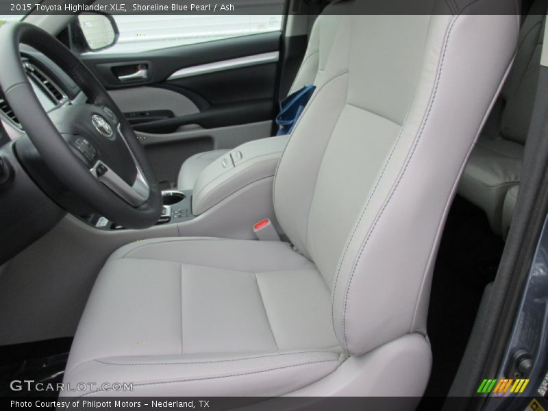 Shoreline Blue Pearl / Ash 2015 Toyota Highlander XLE