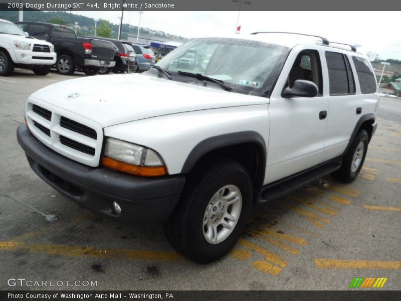 Bright White / Sandstone 2003 Dodge Durango SXT 4x4