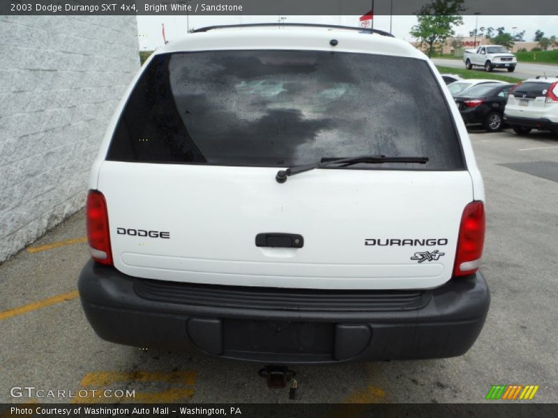 Bright White / Sandstone 2003 Dodge Durango SXT 4x4