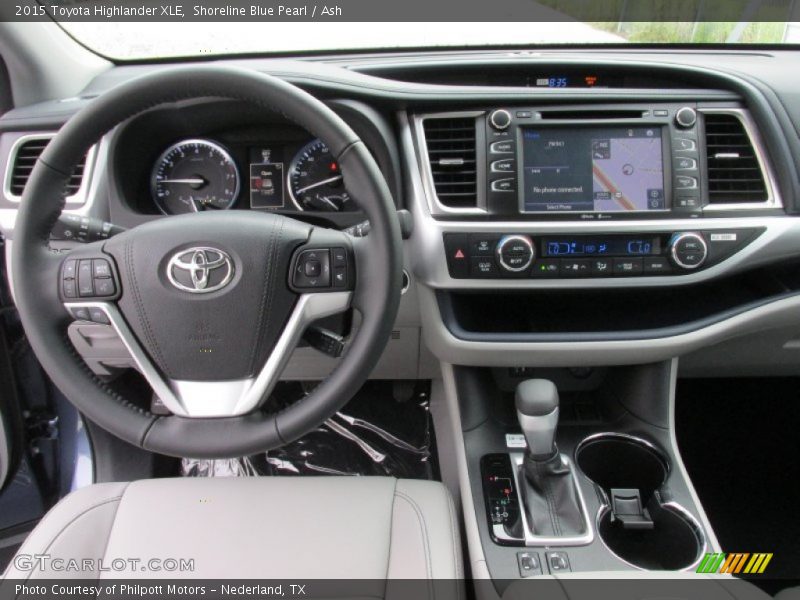 Shoreline Blue Pearl / Ash 2015 Toyota Highlander XLE