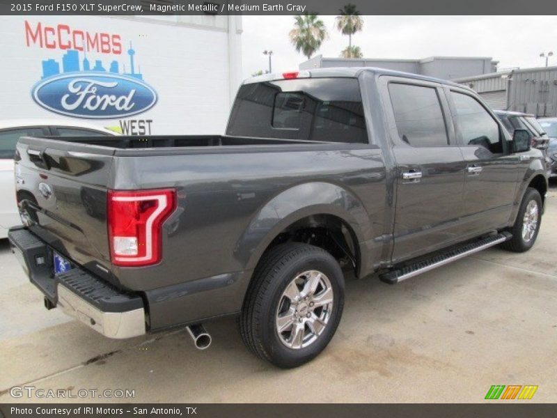 Magnetic Metallic / Medium Earth Gray 2015 Ford F150 XLT SuperCrew