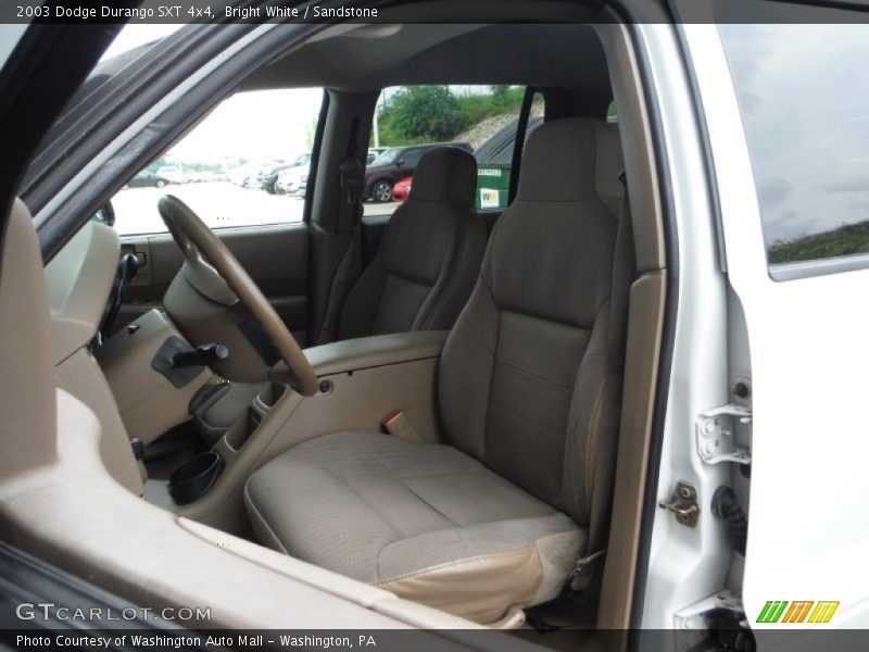 Bright White / Sandstone 2003 Dodge Durango SXT 4x4