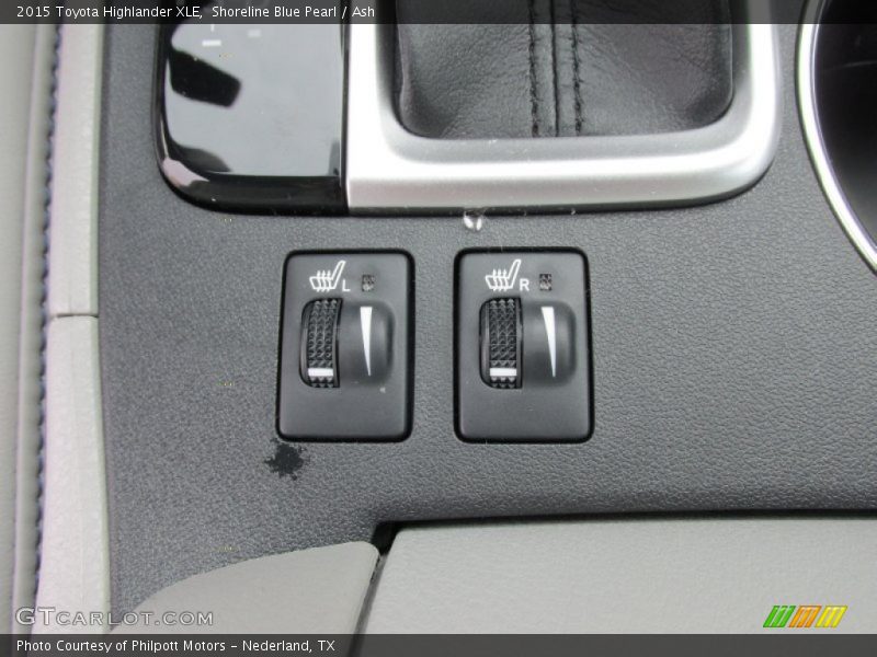 Shoreline Blue Pearl / Ash 2015 Toyota Highlander XLE