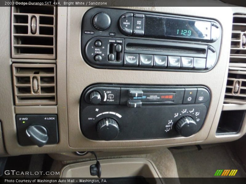 Bright White / Sandstone 2003 Dodge Durango SXT 4x4
