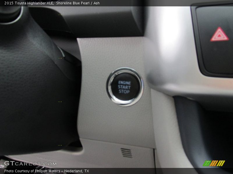 Shoreline Blue Pearl / Ash 2015 Toyota Highlander XLE