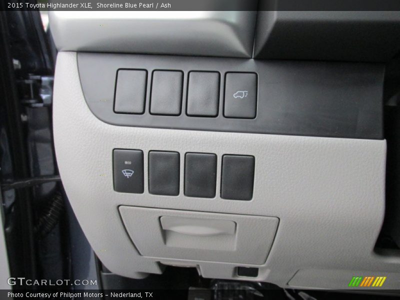 Shoreline Blue Pearl / Ash 2015 Toyota Highlander XLE