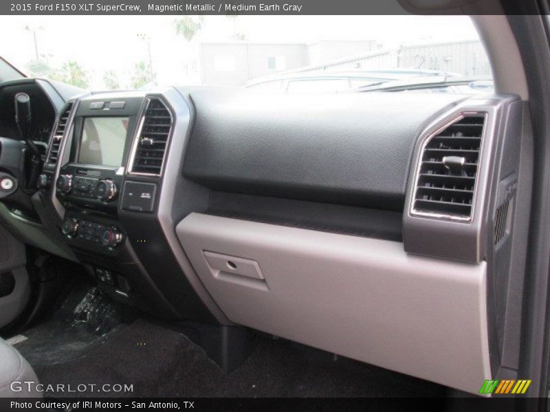 Magnetic Metallic / Medium Earth Gray 2015 Ford F150 XLT SuperCrew
